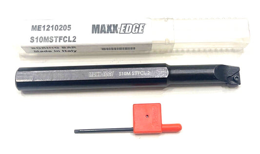 MAXX-EDGE S10MSTFCL2 Indexable Coolant Thru Boring Bar Left Hand 5/8" x 6"