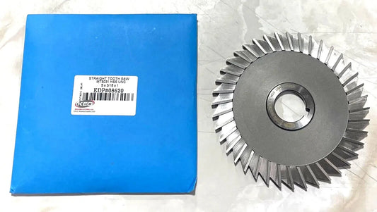 KEO 5" x 3/16" x 1" HSS Slitting Saw UNC 40 Straight Tooth USA Made 08620