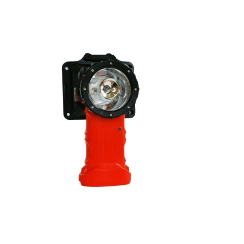 Bright Star LED Flashlight Right Angle Rechargeable Red