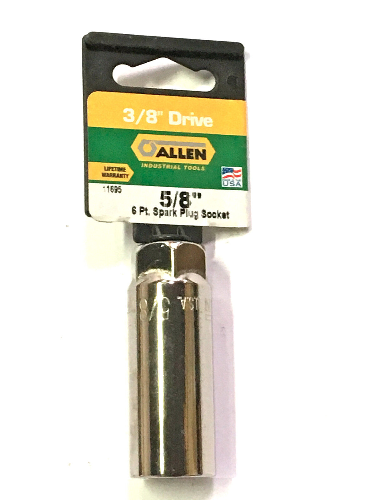 Allen 5/8" Spark Plug Socket 3/8" Drive 6 Pt USA Made 11695