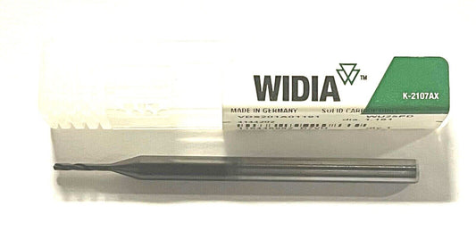 WIDIA 1.19mm Solid Carbide Drill TiAlN Coating 140° Grade WU25PD