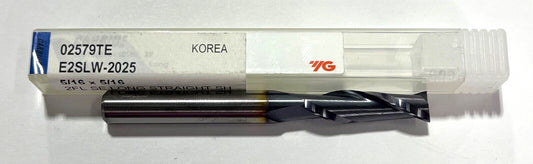 YG 5/16" Carbide End Mill Long Length TiAlN Coating 2 Flute 02579TE