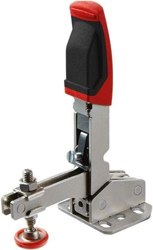 Bessey Vertical Auto-Adjust Toggle Face Mount Nickel Plated Clamp Vertical Flange