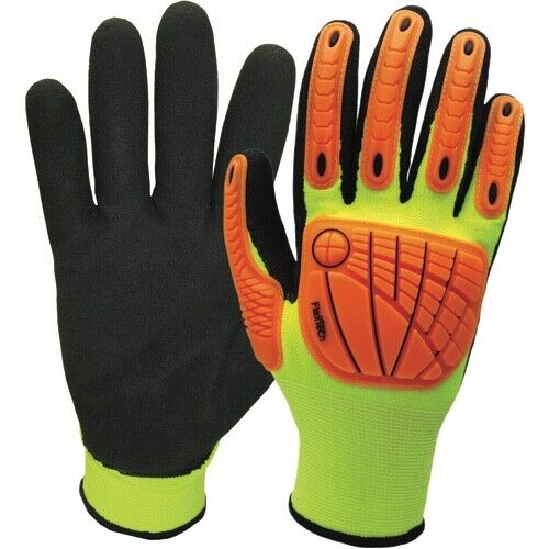 Wells Lamont PPE FlexTech Thermal Glove Impact Resistant Hi-Viz Size Medium