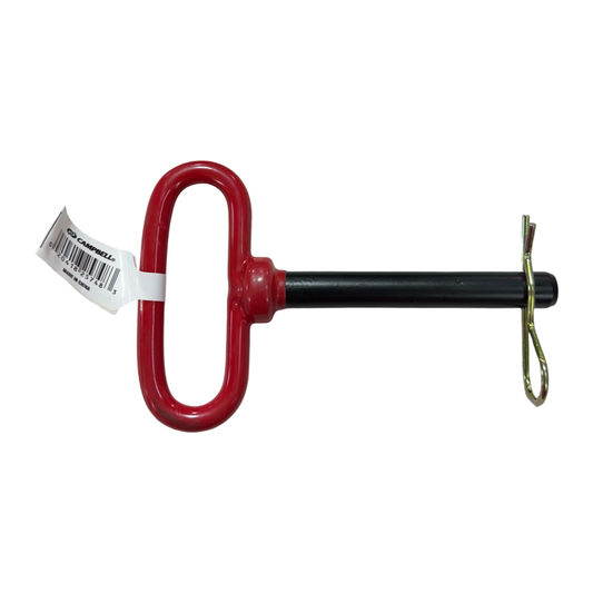 Campbell 5/8″ × 4″ Red Handle Hitch Pin with Clip